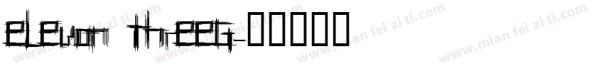 Elevon ThreeG字体转换